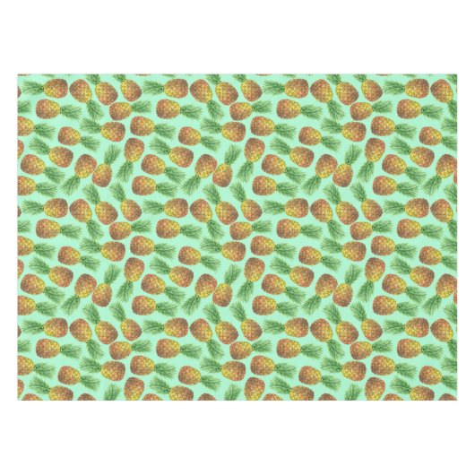 Ananas Aquarell 2 Tischdecke (Vorderseite (Horizontal))