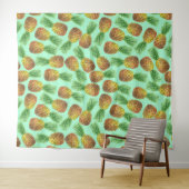 Ananas Aquarell 2 Wandteppich (Beispiel (Horizontal))