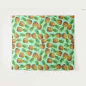 Ananas Aquarell 2 Wandteppich (Vorderseite (Horizontal))