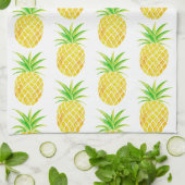 Ananas-Aquarell-tropisches Geschirrtuch (Gefaltet)