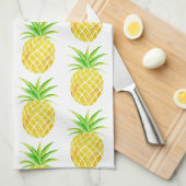 Ananas-Aquarell-tropisches Geschirrtuch (Viertel Falte)
