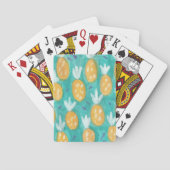 Ananas Aquarelldruck Spielkarten (Rückseite)