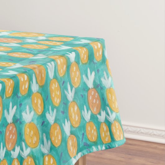 Ananas Aquarelldruck Tischdecke (Beispiel)