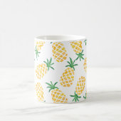 Ananas-Aquarellfarben-Tasse Kaffeetasse (Mittel)