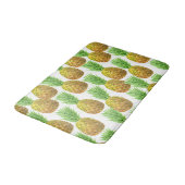 Ananas-Aquarellmuster Badematte (Schrägansicht)