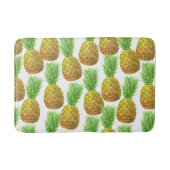 Ananas-Aquarellmuster Badematte (Vorderseite)