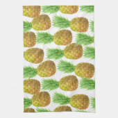 Ananas-Aquarellmuster Geschirrtuch (Vertikal)