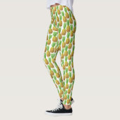 Ananas-Aquarellmuster Leggings (Links)