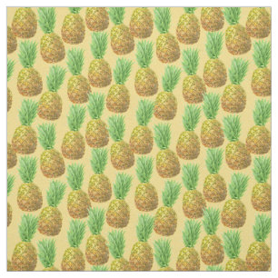 Ananas-Aquarellmuster Stoff