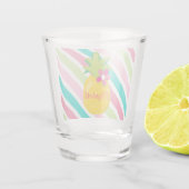 Ananas-Aromen Schnapsglas (Rückseite)