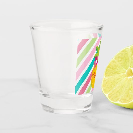 Ananas-Aromen Schnapsglas (Links)