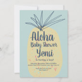 Ananas Art Baby Dusche Tropische Sommer Aloha (Vorderseite)