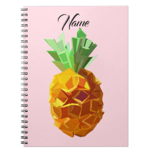 Ananas Art Individuelle Name Notebook Notizblock
