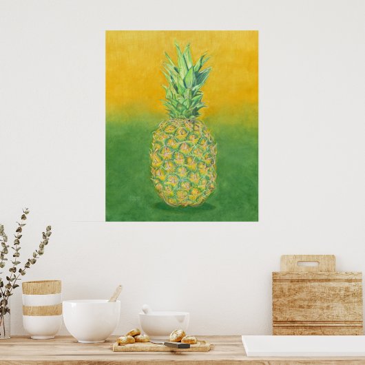 Ananas Art Poster (Küche)