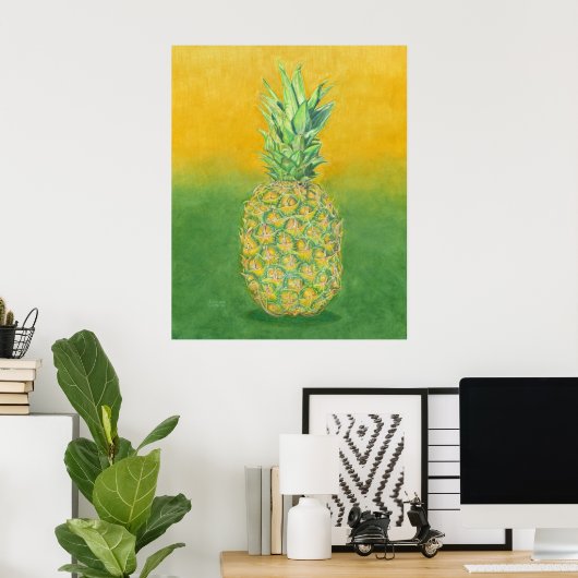 Ananas Art Poster (Heimbüro)