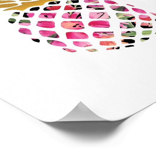 Ananas - Art Print - Dekoration (Ecke)