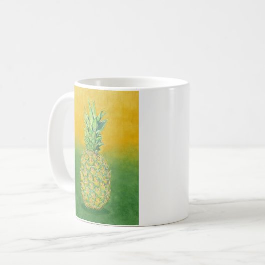 Ananas Art Tasse (Vorderseite Links)