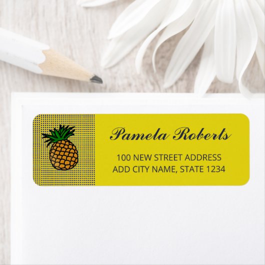 Ananas auf Blockmuster (Insitu)