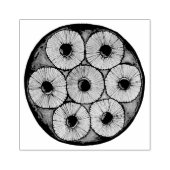 Ananas Auf dem Kopf Backkuchen Kirschen backen Des Gummistempel (Prägung)