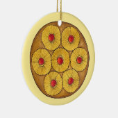 Ananas Auf dem Kopf Backkuchen Kirschen backen Des Keramik Ornament (Rechts)