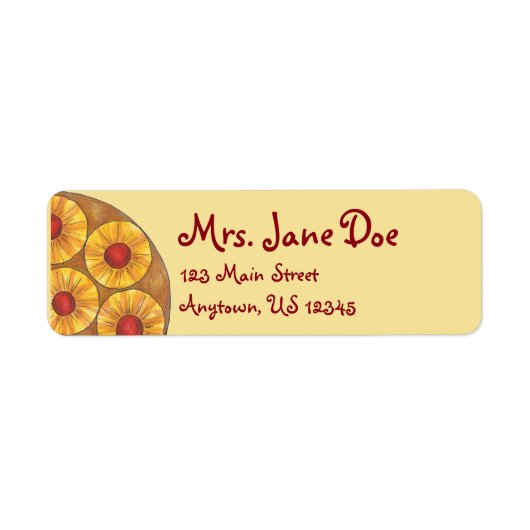 Ananas Auf dem Kopf Cake Cherry Feinschmecker Labe (Vorne)