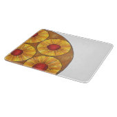 Ananas Auf dem Kopf Cake Kitchen Cutting Board Schneidebrett (Ecke)