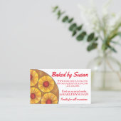 Ananas Auf dem Kopf Kuchen gebacken mit Bäckerei D Visitenkarte (Stehend Vorderseite)