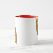 Ananas Auf dem Kopf Torte Kirsche Feinschmecker Ta Tasse (Zentrum)