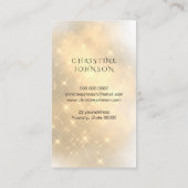 Ananas auf der Goldstaubkarte Visitenkarte (Rückseite)