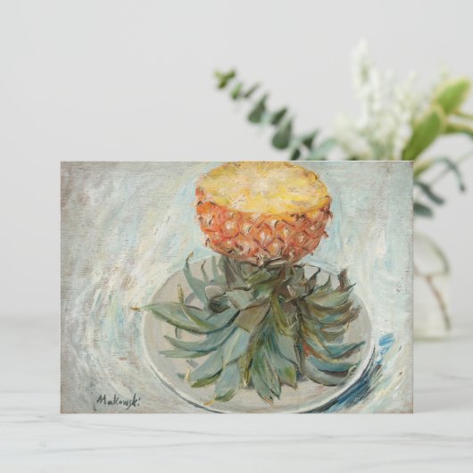 Ananas auf einer Platte | Tadeusz Makowski (Stehend Vorderseite)