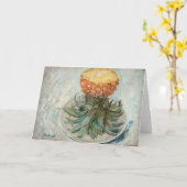 Ananas auf einer Platte | Tadeusz Makowski Karte (Gelbe Blume)