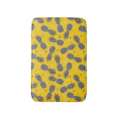 Ananas auf Gold Badematte (Vorderseite Vertikal)