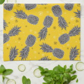 Ananas auf Gold Handtuch (Gefaltet)
