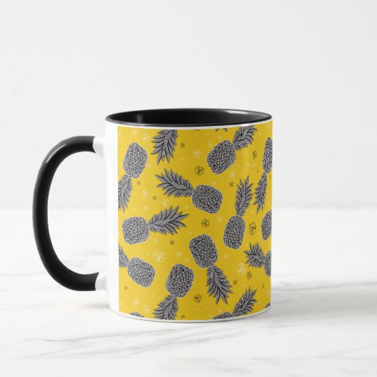Ananas auf Gold Tasse (Links)
