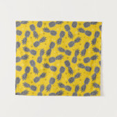 Ananas auf Gold Wandteppich (Vorderseite (Horizontal))