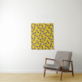 Ananas auf Gold Wandteppich (Beispiel)
