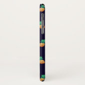 Ananas auf Marine Case-Mate iPhone Hülle (Hinten/Links)