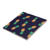 Ananas auf Marine Fliese (Seite)