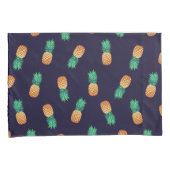 Ananas auf Marine Kissenbezug (Vorderseite-Rechts)