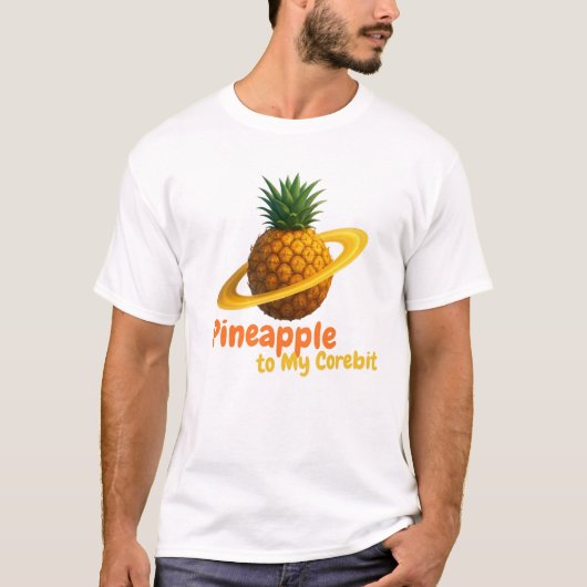 Ananas auf mein Corebit T-Shirt (Vorderseite)