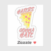 Ananas auf Pizza Epic Custom-Cut Vinyl Sticker (Blatt)