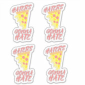 Ananas auf Pizza Epic Snarky Slogan Stickers Aufkleber (Vorderseite)