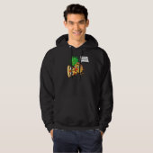 Ananas auf Pizza Hoodie (Vorne ganz)