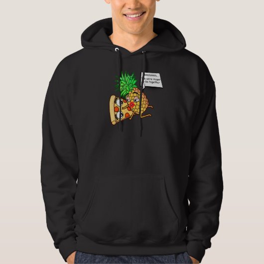 Ananas auf Pizza Hoodie (Vorderseite)