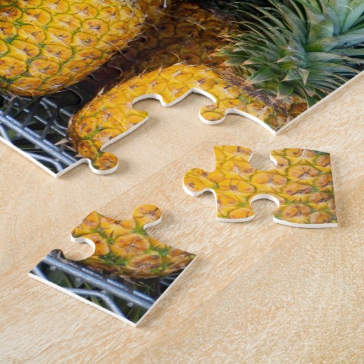 Ananas auf Shelf Fruchtfotografie mit benutzerdefi Puzzle (Seite)