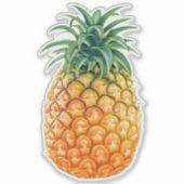Ananas-Aufkleber Aufkleber (Vorderseite)
