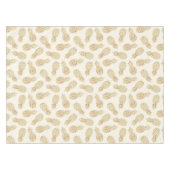 Ananas aus Gold auf Elfenbeintropen Tischdecke (Vorderseite (Horizontal))