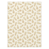 Ananas aus Gold auf Elfenbeintropen Tischdecke (Vorderseite)