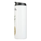 Ananas aus individuelle Name liebt die thermische Thermosbecher (Nach rechts gedreht)