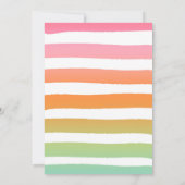 Ananas Baby Dusche Einladung Tropendusche (Rückseite)